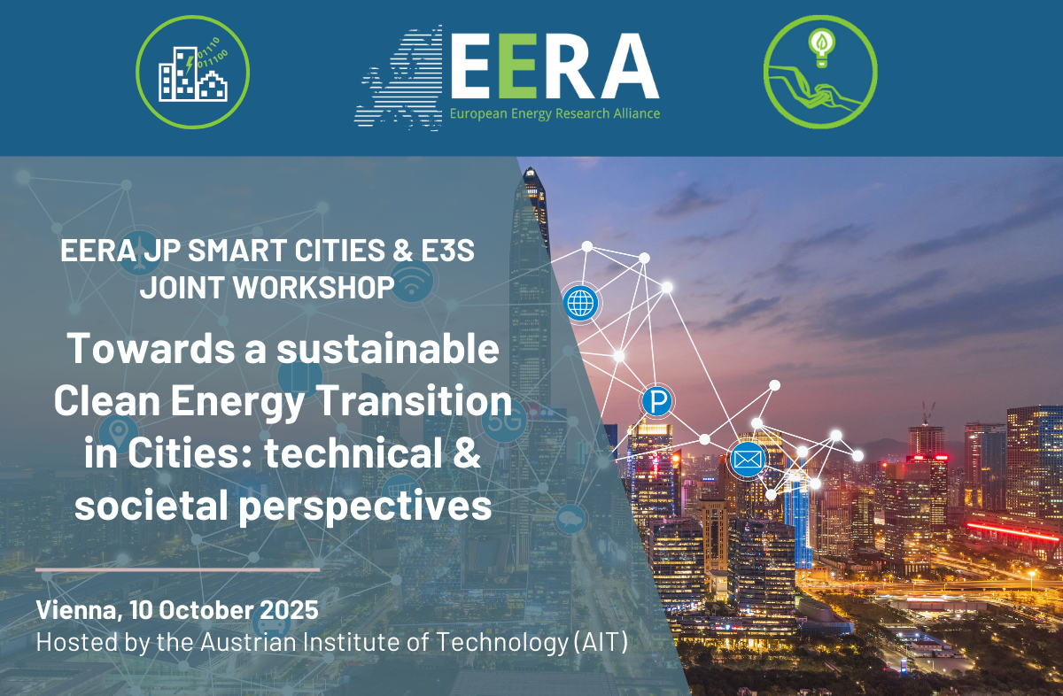 JP e3s and Smart Cities Workshop “Towards a sustainable Clean Energy Transition in Cities: technical and societal perspectives”